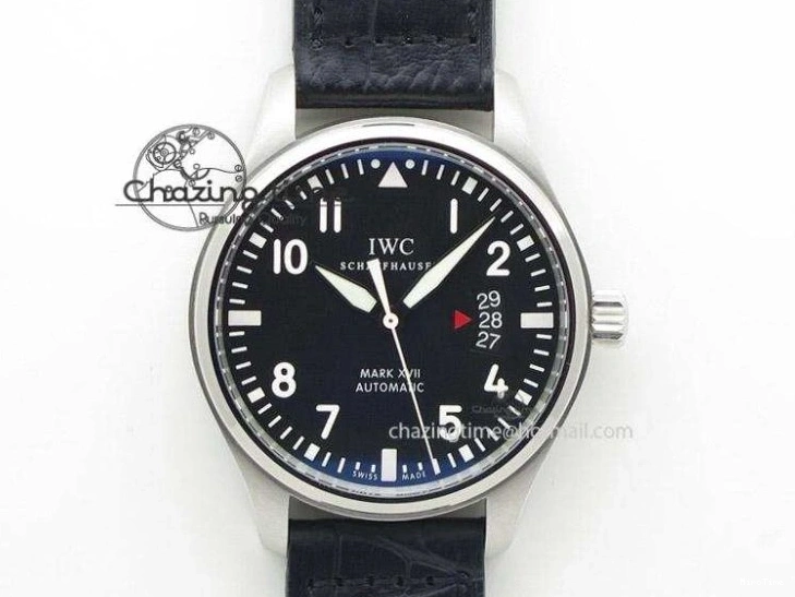 MIROTIME 0220 RelaxedFit Big Pilot Real PR IW500435 “Muhammad Ali” ZF Best Edition On Black Leather Strap A 7295